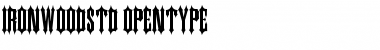 Download Ironwood Std Medium Font Title Preview
