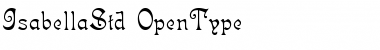 Download Isabella Std Regular Font Title Preview