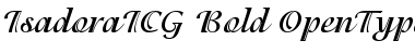 Download IsadoraICG Bold Font Title Preview