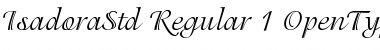 Download ITC Isadora Std Regular Font Title Preview