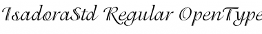 Download ITC Isadora Std Regular Font Title Preview