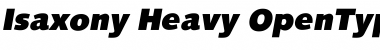 Download Isaxony Heavy Font Title Preview