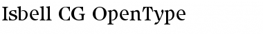 Download Isbell CG Regular Font Title Preview