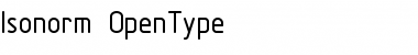 Download Isonorm Regular Font Title Preview