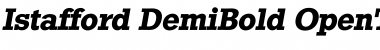 Download Istafford DemiBold Font Title Preview