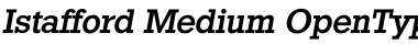 Download Istafford Medium Font Title Preview