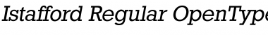 Download Istafford Regular Font Title Preview