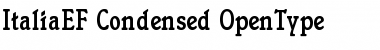 Download ItaliaEF-Condensed Regular Font Title Preview