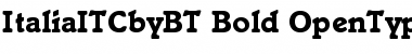 Download ITC Italia Bold Font Title Preview