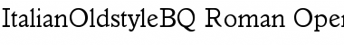 Download Italian Old Style BQ Regular Font Title Preview