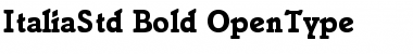 Download Italia Std Bold Font Title Preview