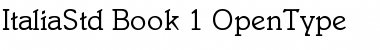 Download Italia Std Book Font Title Preview