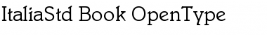 Download Italia Std Book Font Title Preview