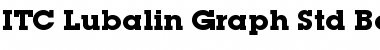 Download ITC Lubalin Graph Std Bold Font Title Preview