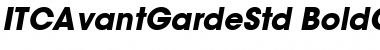 Download ITC Avant Garde Gothic Std Bold Oblique Font