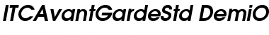 Download ITC Avant Garde Gothic Std Demi Oblique Font