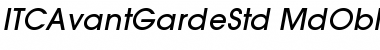 Download ITC Avant Garde Gothic Std Medium Oblique Font