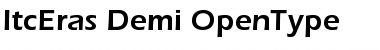 Download ITC Eras Demi Font Title Preview