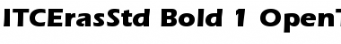Download ITC Eras Std Bold Font Title Preview