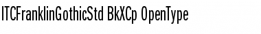 Download ITC Franklin Gothic Std Book Extra Compressed Font Title Preview