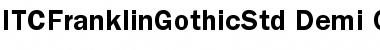 Download ITC Franklin Gothic Std Demi Font Title Preview