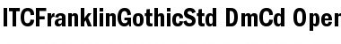Download ITC Franklin Gothic Std Demi Condensed Font Title Preview