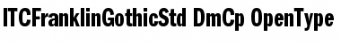 Download ITC Franklin Gothic Std Demi Compressed Font Title Preview