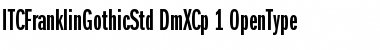 Download ITC Franklin Gothic Std Demi Extra Compressed Font Title Preview