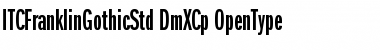 Download ITC Franklin Gothic Std Demi Extra Compressed Font Title Preview