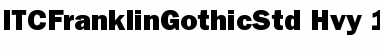 Download ITC Franklin Gothic Std Heavy Font Title Preview