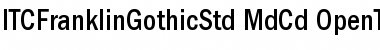 Download ITC Franklin Gothic Std Medium Condensed Font Title Preview