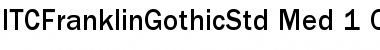 Download ITC Franklin Gothic Std Medium Font Title Preview