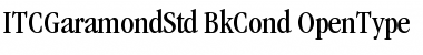 Download ITC Garamond Std Book Condensed Font Title Preview