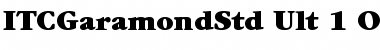 Download ITC Garamond Std Ultra Font Title Preview