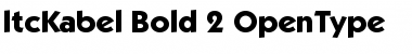 Download ITC Kabel Bold Font Title Preview