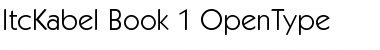 Download ITCKabel Regular Font Title Preview