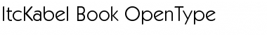Download ITCKabel Regular Font Title Preview