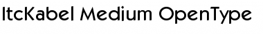 Download ITCKabel Regular Font Title Preview