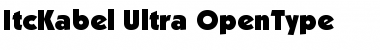 Download ITC Kabel Ultra Font Title Preview