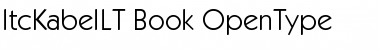 Download ITC Kabel LT Book Font Title Preview