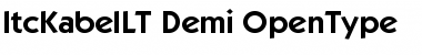 Download ITC Kabel LT Demi Font Title Preview
