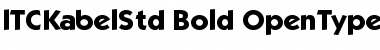 Download ITC Kabel Std Bold Font Title Preview