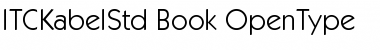 Download ITC Kabel Std Book Font Title Preview