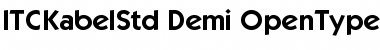 Download ITC Kabel Std Demi Font Title Preview