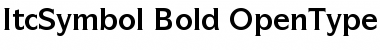 Download ITC Symbol Bold Font Title Preview