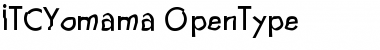 Download ITCYomama Regular Font Title Preview