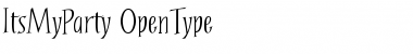 Download It's My Party Regular Font Title Preview