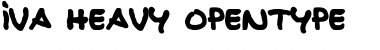 Download Iva Heavy Font Title Preview