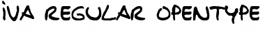 Download Iva Regular Font Title Preview