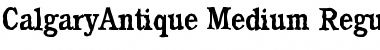 Download CalgaryAntique-Medium Regular Font